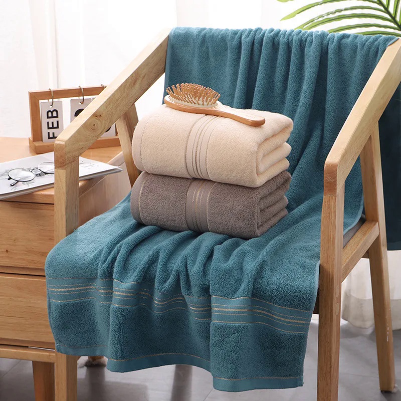 70x140cm Turkish Cotton Bath Towel Adult Soft Absorbent Towels Bathroom Sets Large Beach Towel Luxur