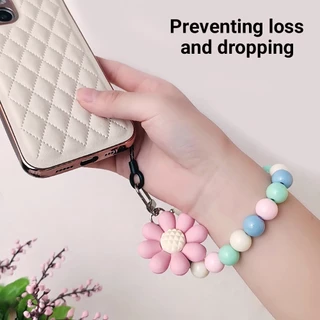 เชือกคล้องเคสโทรศัพท์แบบสร้างสรรค์ มีหลายสไตล์ให้เลือก สไตล์อินน่ารัก ผีเสื้อ กลีบดอกไม้ เชือกคล้องโทรศัพท์มือถือ