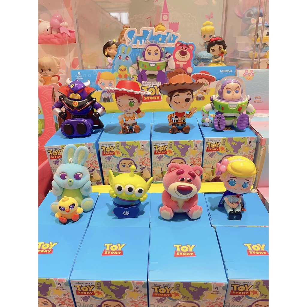 P POPMART MINISO MINISO กล่องปริศนาดิสนีย์ พิกซาร์ ซิทเวล ทอยสตอรี่ ของขวัญหญิง Buzz Lightyear