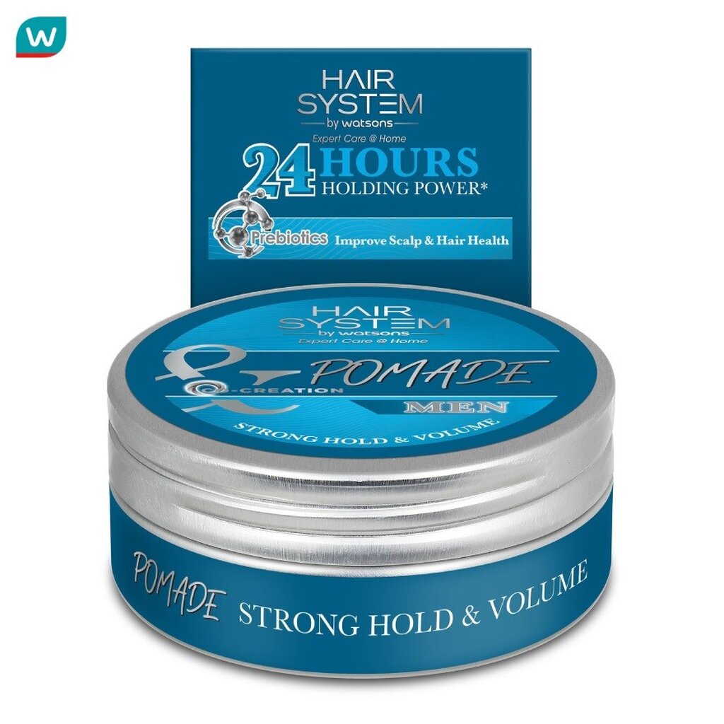 Hair System by Watsons แฮร์ ซิสเตม บาย วัตสัน โพเมต สตรอง โฮลด์ แอนด์ วอลลุ่ม 75กรัม