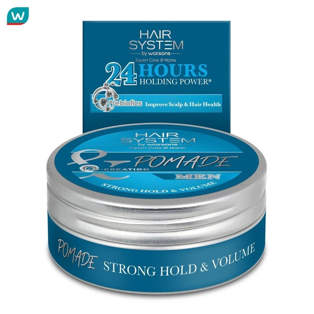 Hair System by Watsons แฮร์ ซิสเตม บาย วัตสัน โพเมต สตรอง โฮลด์ แอนด์ วอลลุ่ม 75กรัม