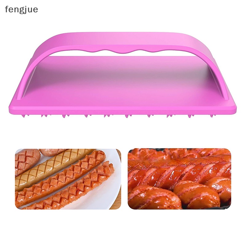 Fengjue เครื่องมือหั่นไส้กรอก ฮอทดอก แฮม สําหรับทําบาร์บีคิว ตั้งแคมป์กลางแจ้ง