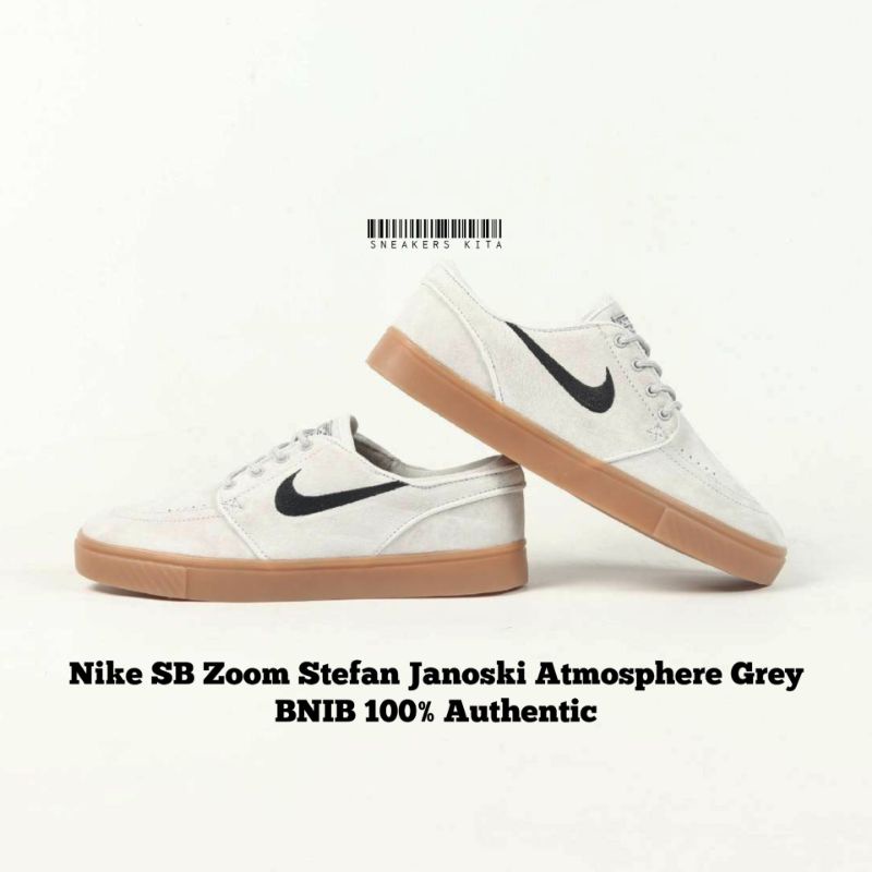 รองเท้า Nike SB Zoom Stefan Janoski Atmosphere Grey ของแท้ 100%/ รองเท้า Stefan Janoski