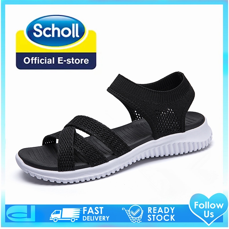 Scholl รองเท้าผู้หญิง scholl scholl scholl รองเท้าแตะชายหาดแบนผู้หญิง scholl Slides รองเท้า scholl ผู้หญิงรองเท้าแตะโบฮีเมียผู้หญิง