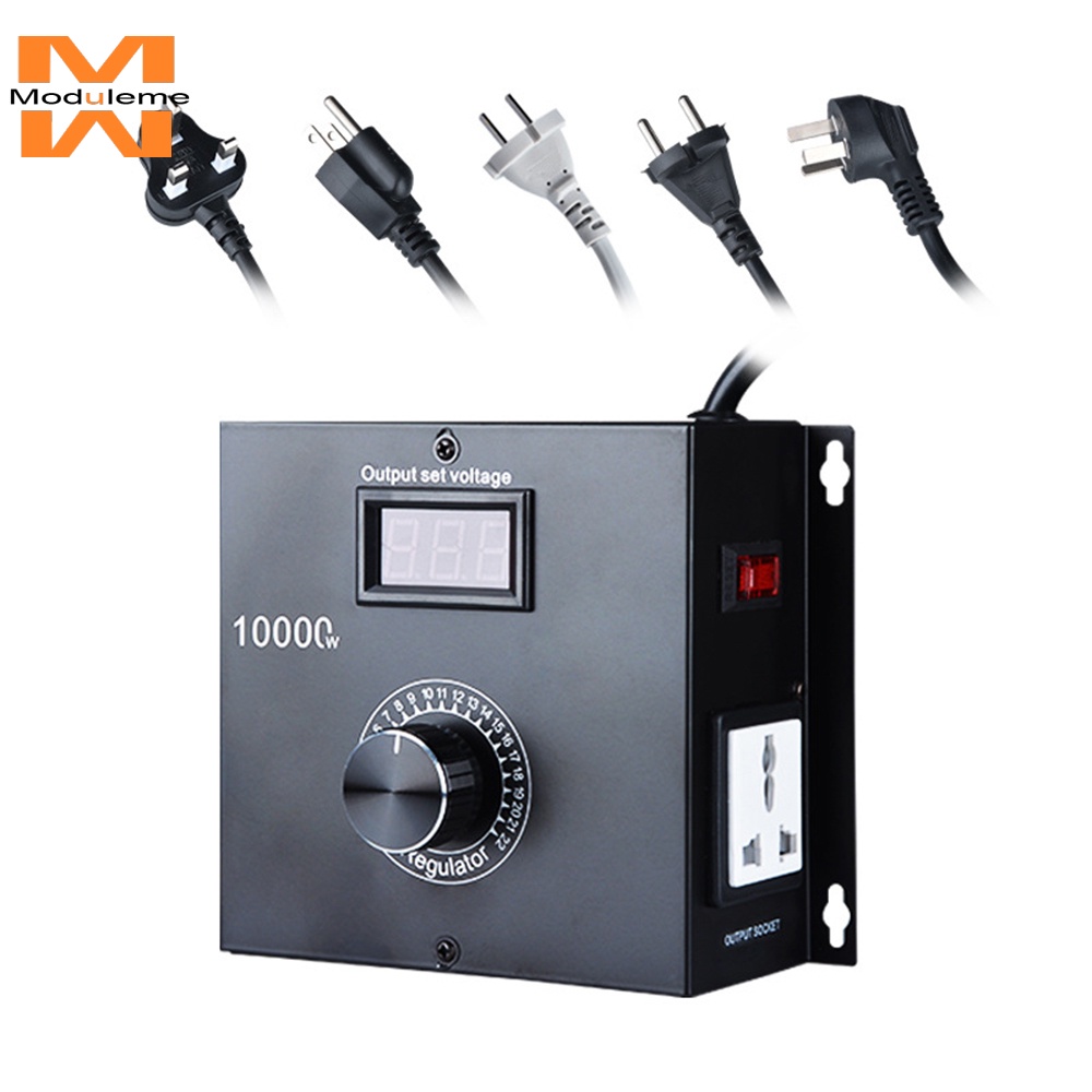 อุปกรณ์ควบคุมความเร็ว AC 110V 220V 25A 10000W SCR สําหรับพัดลมเราเตอร์ มอเตอร์ไฟฟ้า Rheostat