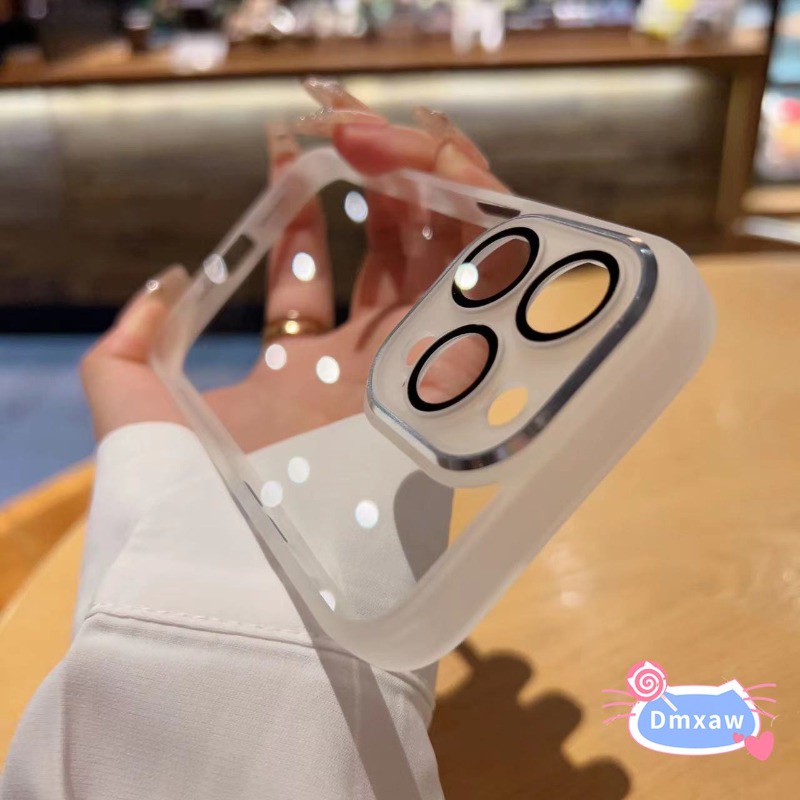 เคสโทรศัพท์มือถือนิ่ม กันรอยเลนส์กล้อง สไตล์ธุรกิจ เรียบง่าย สําหรับ Vivo V21 V21S V20 Pro IQOO 12 1