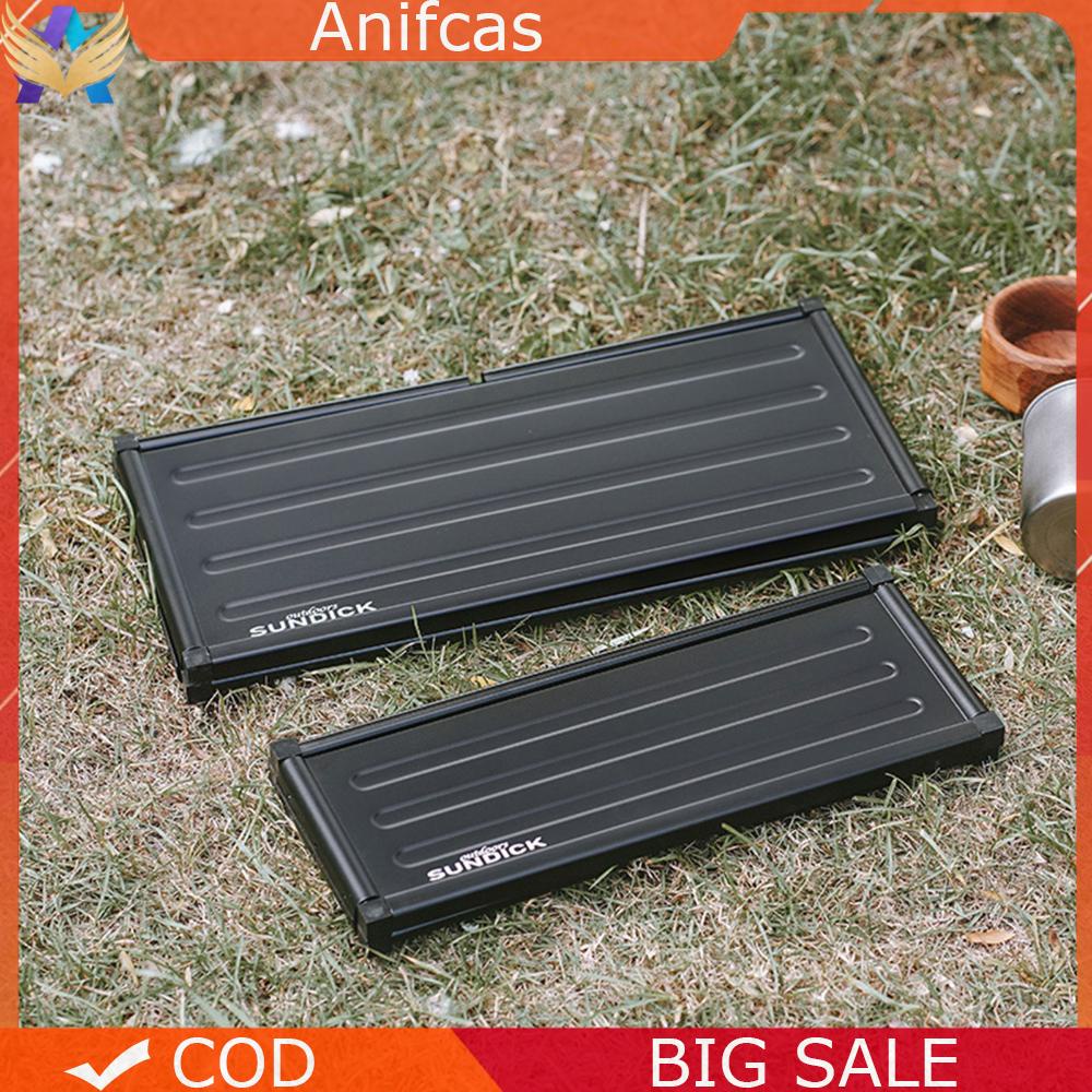 SUNDICK Anifcas โต๊ะรับประทานอาหาร อลูมิเนียมอัลลอย พับได้ สําหรับตั้งแคมป์ บาร์บีคิว กลางแจ้ง