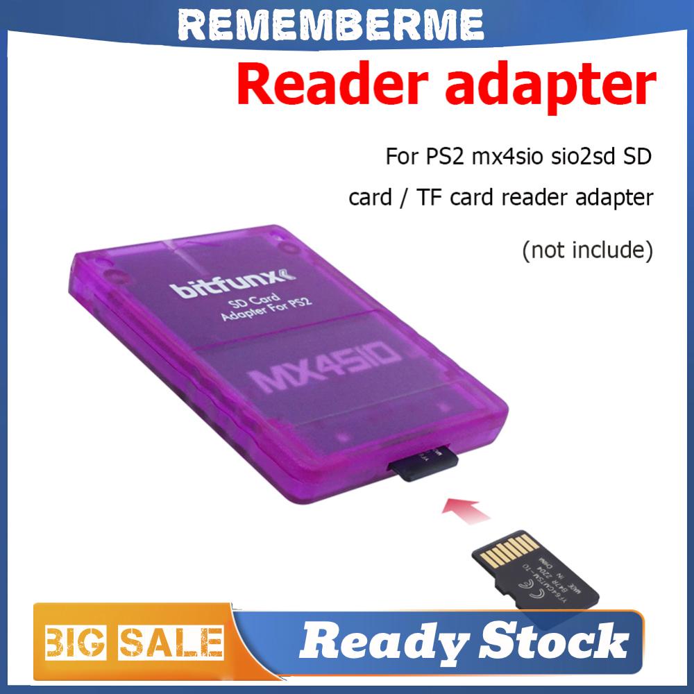 [REM] อะแดปเตอร์การ์ดรีดเดอร์ แบบพกพา สําหรับ PS2 MX4SIO SIO2SD