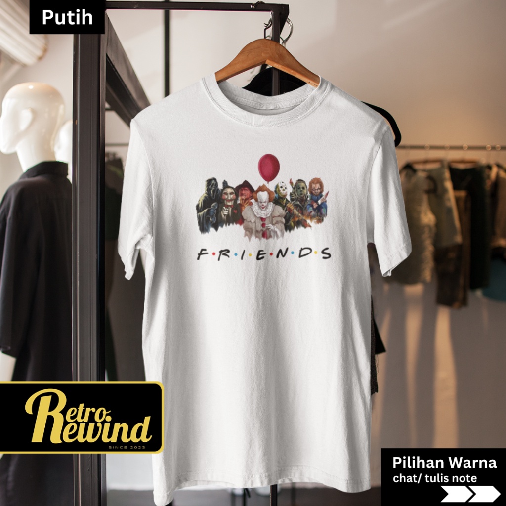 พร้อมส่ง Kaos Colab Friends Thriller ไซซ์ ไซซ์  พรีเมี่ยม
