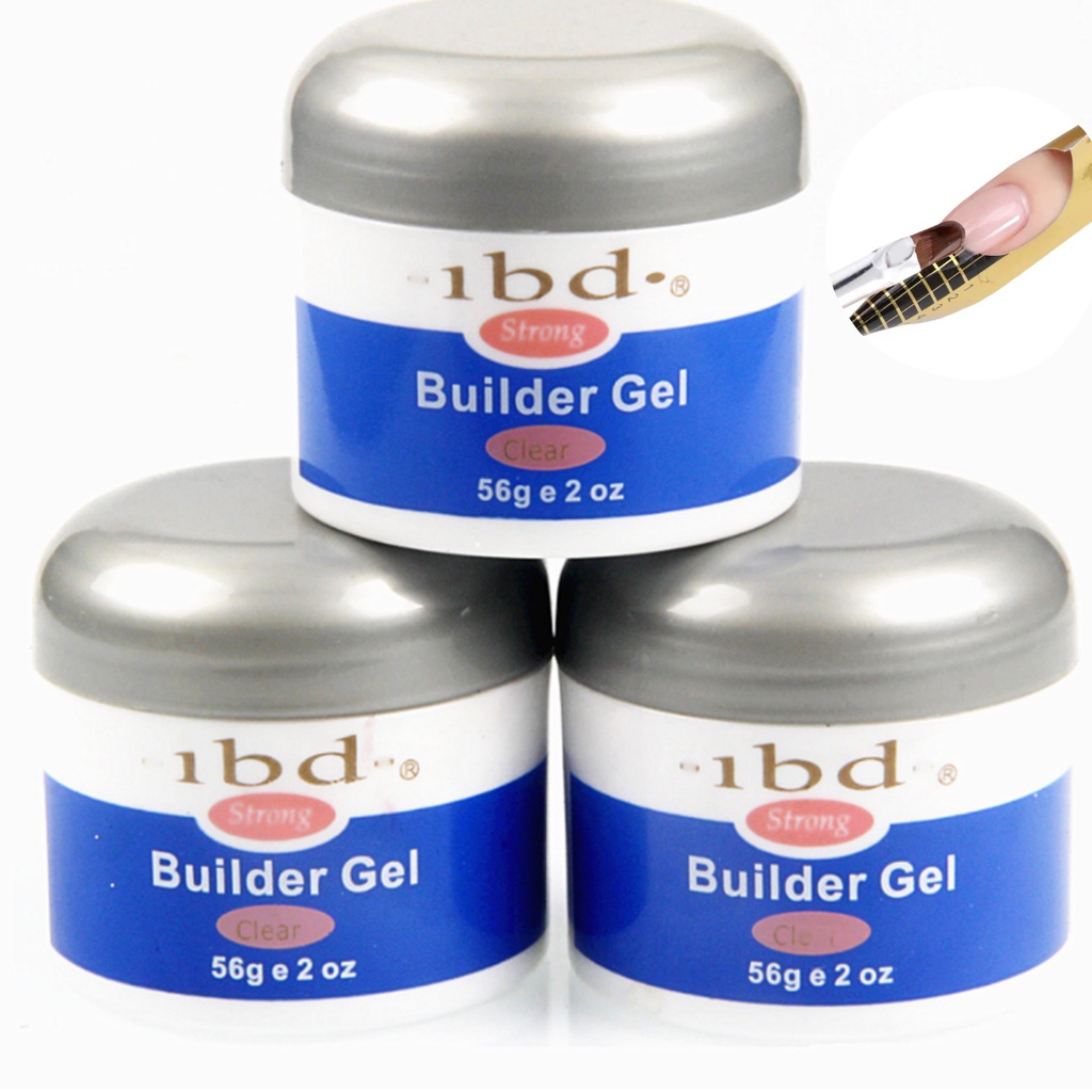 เจลต่อเล็บ ibd Builder Gel 56g มีให้เลือก 3 สี ใส / ขาว / ชมพู