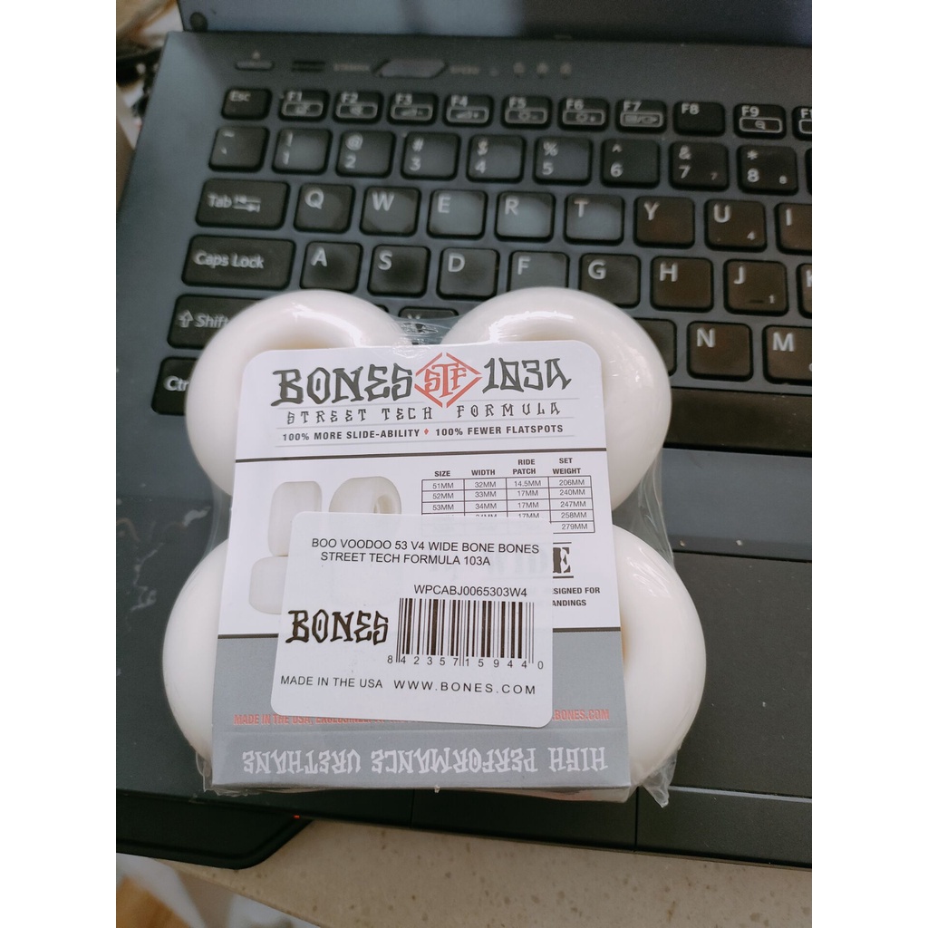พร้อมส่ง ล้อสเก็ตบอร์ดเปล่า 103a 53 มม. ทรงกรวย สี่ล้อ รูปที่ 8