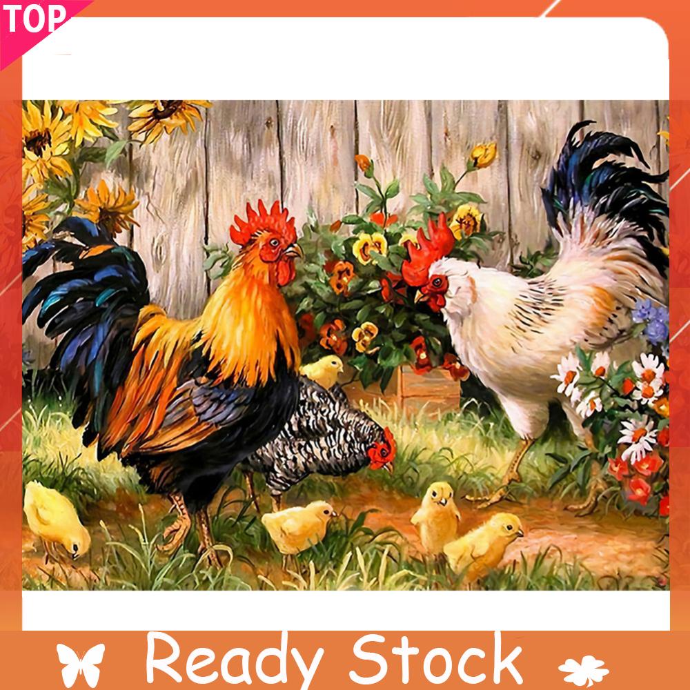 Ty✿ชุดปักครอสติช 11CT ลายสัตว์ ไก่ DIY