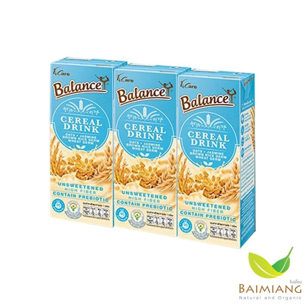 (1 แพ็ค) 4 Care Balance เครื่องดื่มน้ำจมูกข้าว สูตรน้ำตาลน้อย ขนาด180 มล. (03757-3)