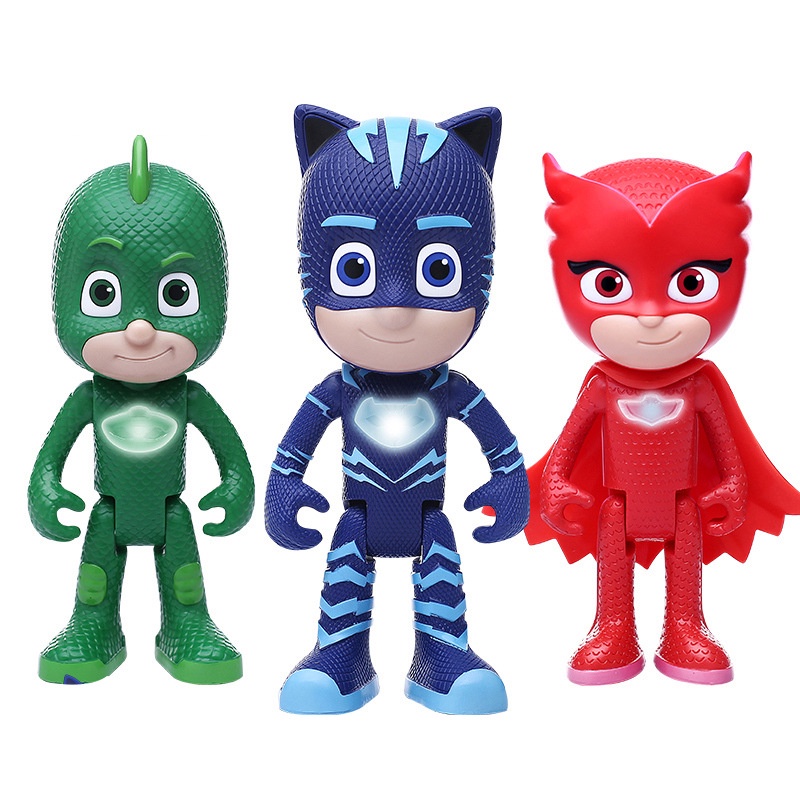 Pj MASKS ตุ๊กตานกฮูก แมว ตุ๊กแก ของขวัญวันเกิด สําหรับเด็ก