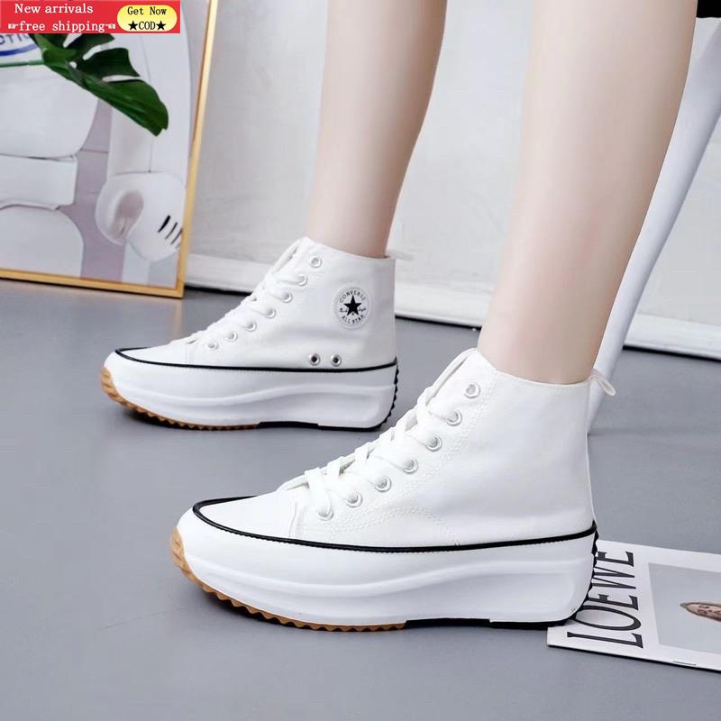 CODOriginal Converse Run star One star Star Hike 1970S High Cut Sneakers Shoes For Women Shoes แนวโ