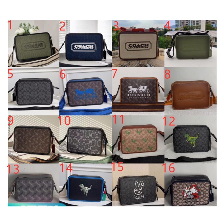 Charter Crossbody 24 C5341 C5340 C5351 C3929 C6929 C8445 C6930 C8408 CF076 ผู้ชาย กระเป๋าสะพายข้าง C