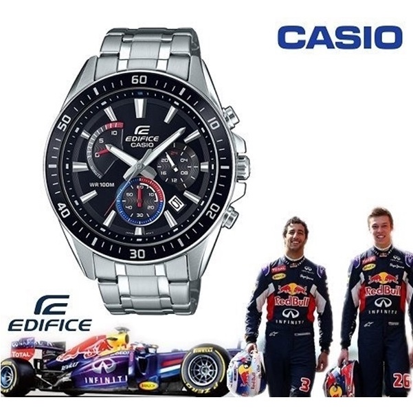 นาฬิกา Casio Edifice รุ่น EFR-552D-1A3 นาฬิกาผู้ชายสายแสตนเลส ระบบโครโนกราฟ - มั่นใจ ของแท้ 100%