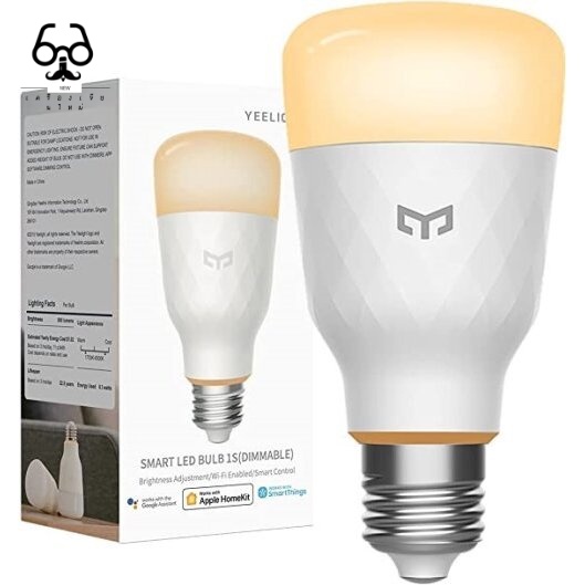 New ♞,♘,♙หลอดไฟ Yeelight LED Smart Bulb 1S [White]