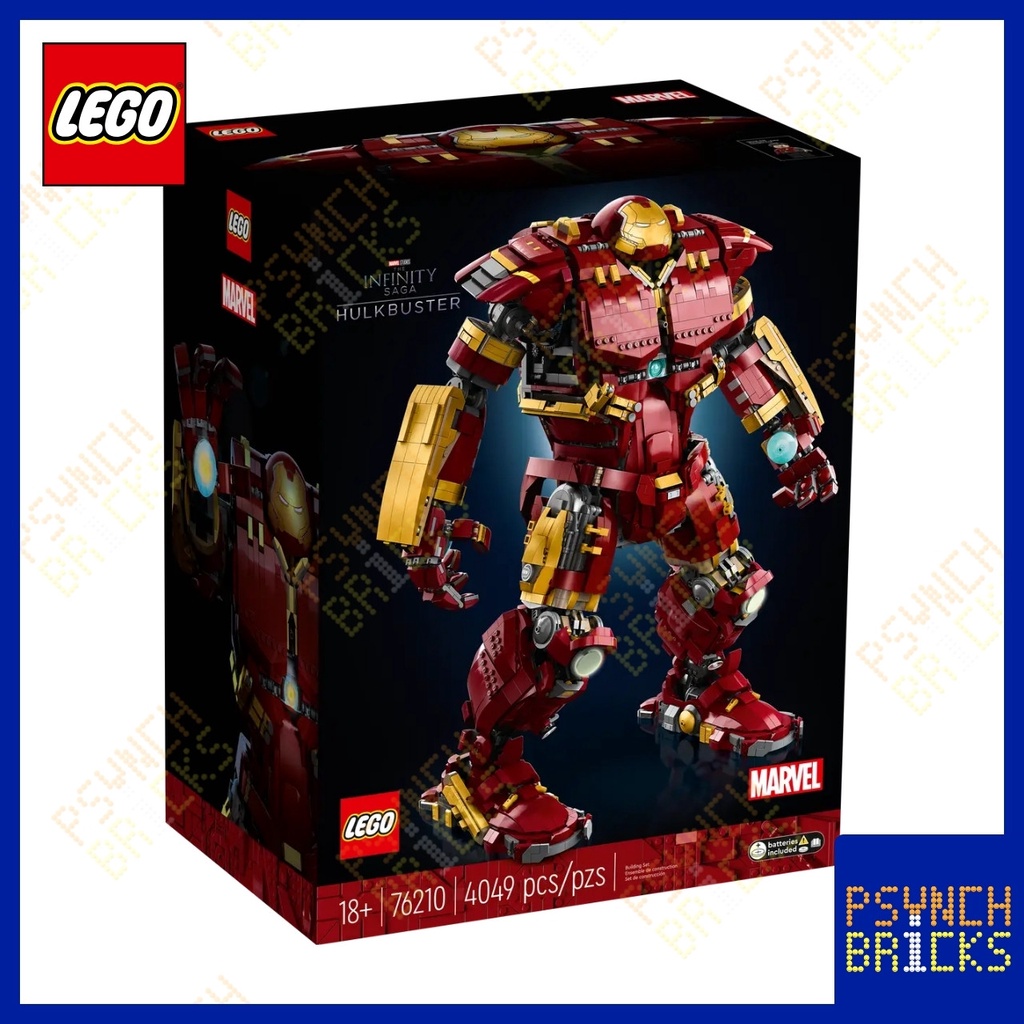(ของแท้-พร้อมส่ง) LEGO 76210 Marvel Hulkbuster