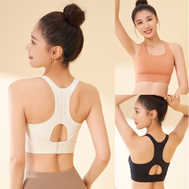 ArayaLady Lycra SportBra เสื้อบราโยคะ สปอร์ตบราออกกำลังกาย เว้าหลังสายไร้ขอบ YOGA-651(JYJN035)