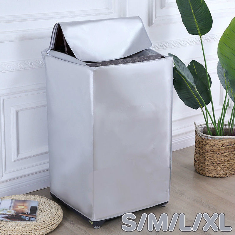 พร้อมส่ง/ฝาครอบเครื่องซักผ้า PVC กันน้ำ กันฝุ่น กันฝน กันแดด มีให้เลือกหลายขนาด