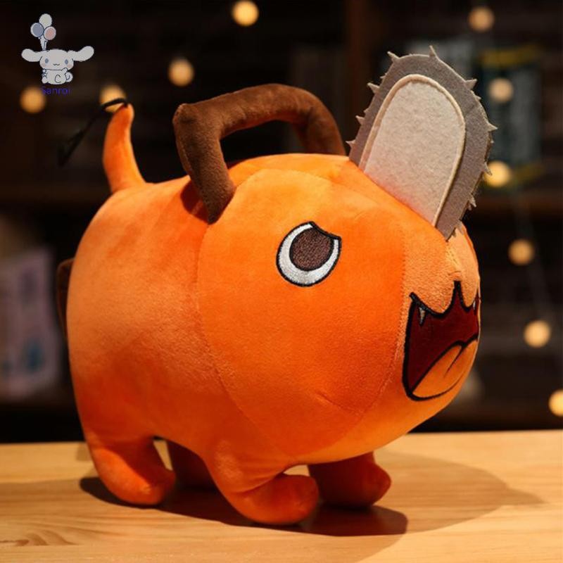 [San] 1pc Anime Chainsaw Man Denji คอสเพลย์ Plushie Pochita ตุ๊กตาตุ๊กตาของเล่นตุ๊กตา POP