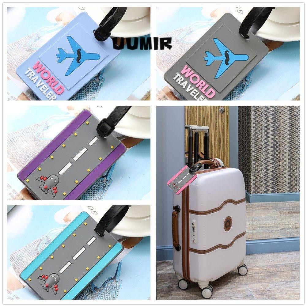 UUMIR Uumir ป้ายกระเป๋าเดินทางกระเป๋าเดินทาง Baggage Bag Accessories Portable ID Address Holder
