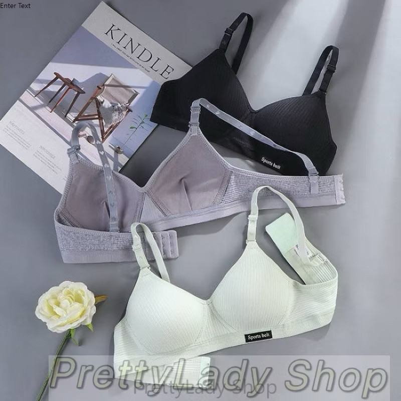 (NYN49) เสื้อชั้นใน ผ้าฝ้าย และผ้าไม่โรล็อก สําหรับแป้ง Sports belt