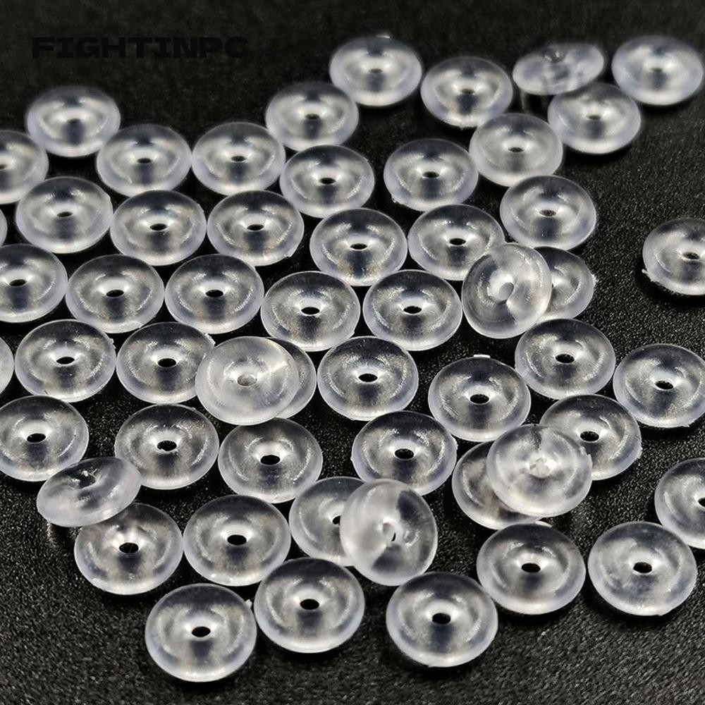 ลูกปัด FIGHTINPC Half Round Stopper, ลูกบอลเรืองแสง Half Round , Plastic S/L Sea Fishing Stopper Bea