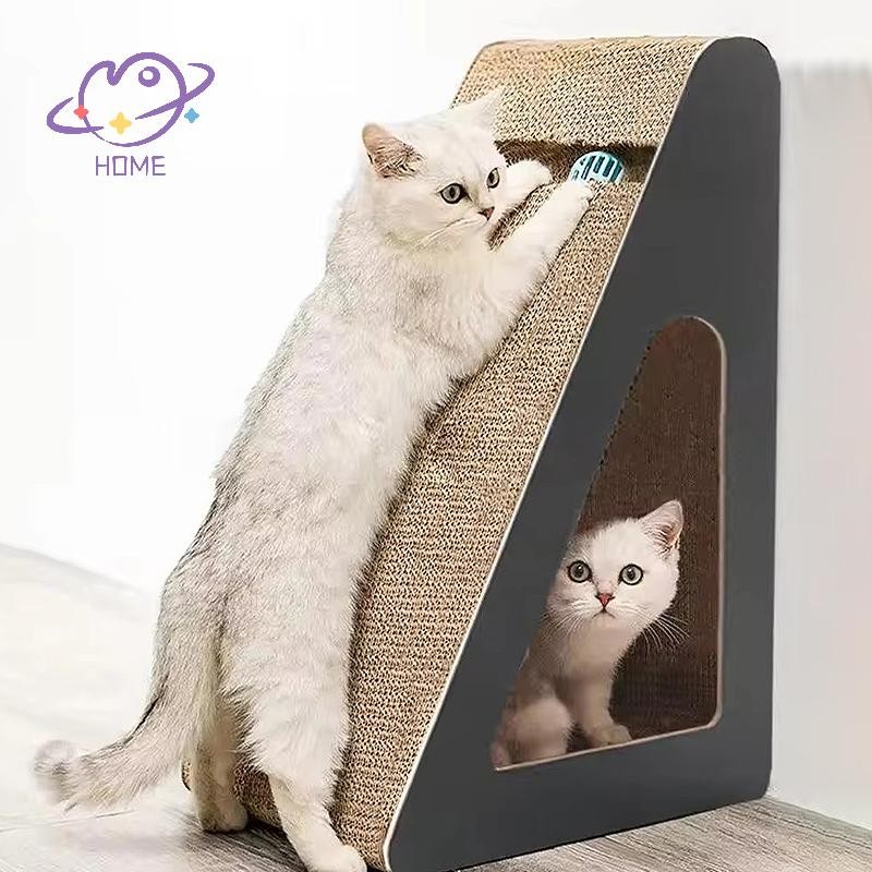 [mayhome] กระดาษแข็งเกาแมวสัตว์เลี้ยง Scratcher Board ทนต่อการสึกหรอ Cat Scratch Pad Claw บดโพสต์ Interactive แมวแนวตั้ง {TH}