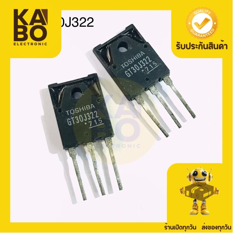 Mosfet IGBT GT30J322 เฟส IGBT 600V-30A TO-P3มีของพร้อมส่งในไทย