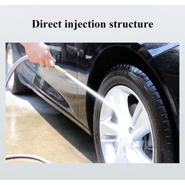 ชุดสายยาง 4หุนพร้อมหัวฉีดน้ำข้อต่อไม่ต้องประกอบ นสายยางรดน้ำ4หุน1/2