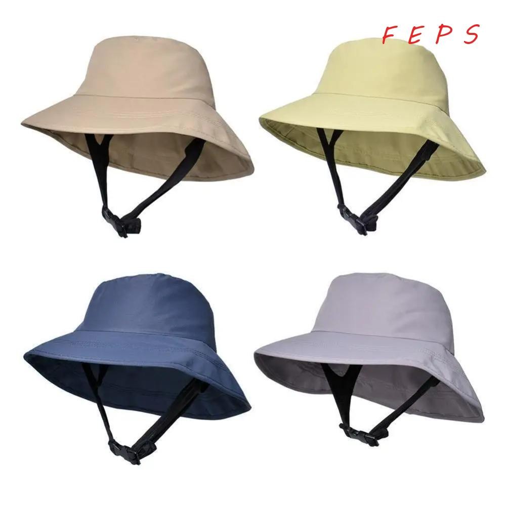 Feps หมวกบักเก็ต, หมวกเซิร์ฟระบายอากาศแห้งเร็ว, หมวกตกปลากันน้ําป้องกันรังสียูวีในฤดูร้อนผู้ชาย