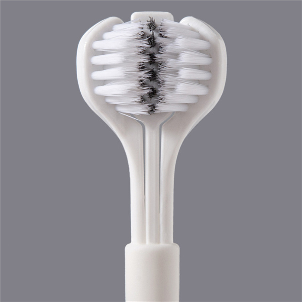 แปรงสีฟัน 3 ด้าน 3d Adult 360° Wraparound Cleaning ขนแปรงนุ่มพิเศษ 3 หัวแปรงสีฟัน Yunni - รูปที่ 6