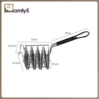 [Homyl5] ตะกร้าทอดทาโก้ พร้อมด้ามจับ สําหรับทอดอาหาร