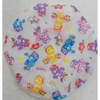 หมวกอาบน้ำลายการ์ตูน หมวกคุมผมอาบน้ำ มีทั้งหมด 19 ลาย ใช้ได้ทั้งเด็กและผู้ใหญ่ มียางยืด