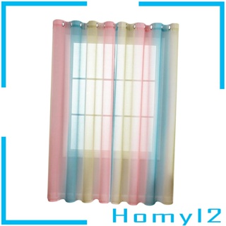 [HOMYL2] ผ้าม่านโปร่งใส มีสไตล์ สําหรับตกแต่งบ้าน หน้าต่าง ห้องนั่งเล่น ห้องนอน ห้องครัว