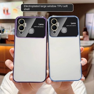 เคสโทรศัพท์มือถือแบบนิ่ม TPU ใส กันกระแทก กันรอยเลนส์กล้อง หรูหรา สําหรับ Infinix Hot 12 Play Infinix Hot 10 Play SparkG2020 2022