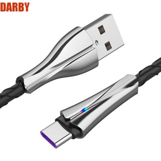 Darby อะแดปเตอร์สายชาร์จโทรศัพท์มือถือ Micro USB Type C 5A 1 เมตร