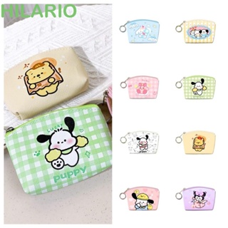 กระเป๋าใส่เหรียญ หนัง PU ลายสัตว์ HILARIO Melody Cinnamoroll Kuromi สําหรับนักเรียน