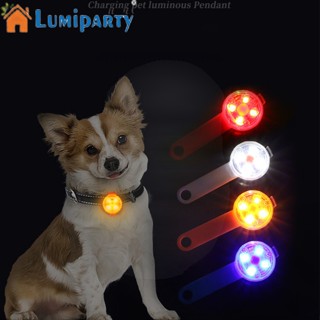 Lumiparty ปลอกคอสัตว์เลี้ยง Led เรืองแสง กันน้ํา ชาร์จ Usb ป้องกันการสูญหาย เพื่อความปลอดภัย สําหรับสัตว์เลี้ยง