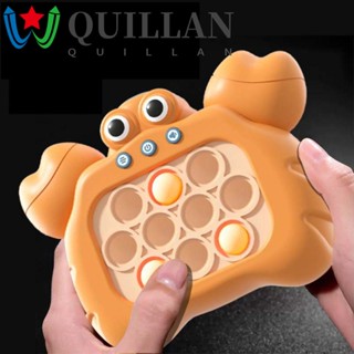 Quillan เกมปู โกเฟอร์|ของเล่นบีบกด เกมคอนโซลปริศนา รุ่นที่สาม รูปปลาวาฬ ของเล่นสําหรับเด็ก