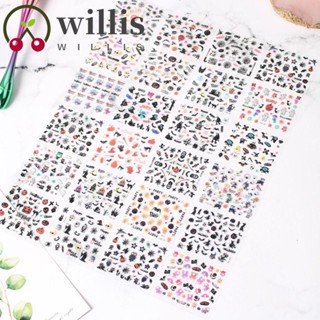 Willis สติกเกอร์ตกแต่งเล็บ ลายฟักทอง ฮาโลวีน