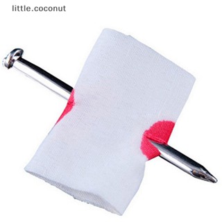 [little.coconut] เล็บปลอม รูปมะพร้าว เลือด แฮนด์เมด ของเล่นฮาโลวีน สําหรับเด็ก 3 ชิ้น ต่อชุด