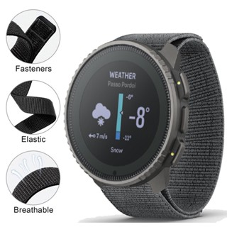SUUNTO สายนาฬิกาข้อมือไนล่อน แนวตั้ง สําหรับผู้หญิง และผู้ชาย