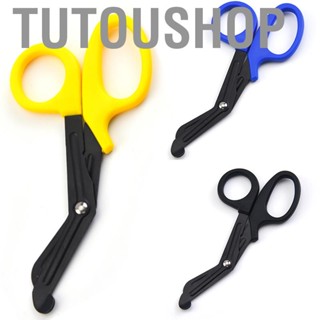 Tutoushop Bandage Shears Stainless Steel and PP Portable Multipurpose Scissors for Home Emergency