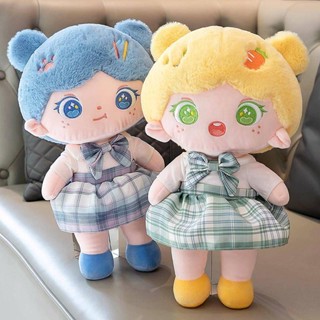 Cute Soothing Cotton Doll Foreign Doll Plush Toys Girl Sleeping Pillow on Bed Doll Pillow Birthday Wozb