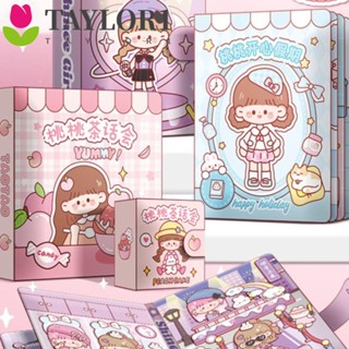 Taylor1 หนังสือสติกเกอร์ ลายการ์ตูนมอนเตสซอรี่ แฮนด์เมด DIY สําหรับเด็ก