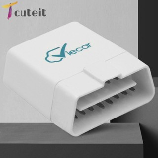 Tcuteit ELM327 เครื่องวินิจฉัยรถยนต์ 9 OBD-II สําหรับระบบแอนดรอยด์ IPone