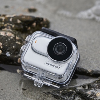 Suitable for Shadowstone Insta360 GO 3 thumb camera GO3 diving shell 60m waterproof shell sports camera accessories